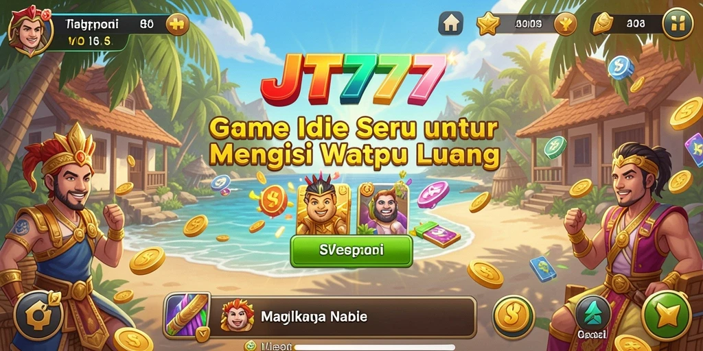 Tampilan permainan JT777 dengan karakter menarik dan gameplay yang mengasyikkan.