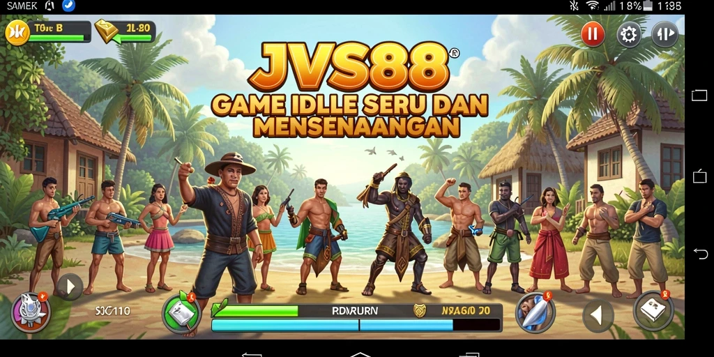 Tangkapan layar JVS88 menampilkan gameplay yang santai dan menarik.