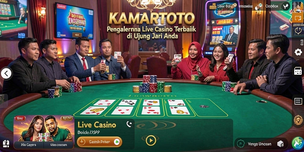Tampilan gameplay KAMARTOTO yang mendebarkan dan interaktif.