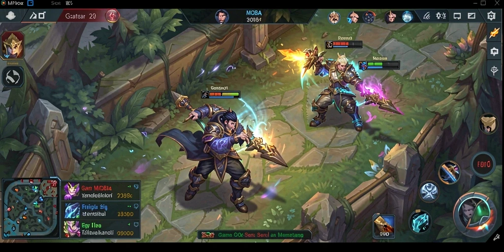 Tampilan gameplay seru dan strategi tim di MPOID.