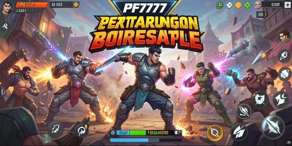 Gameplay lengkap PF777 yang mendebarkan di arena Battle Royale.