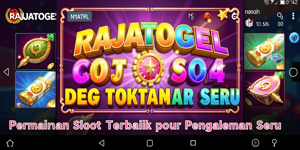 Tampilan menarik dari gameplay Slot RAJATOGEL yang seru dan menghibur.