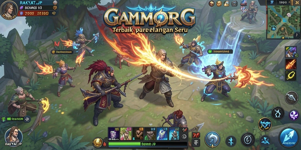 Tampilan gameplay RAKYATJP yang menarik dan penuh aksi.