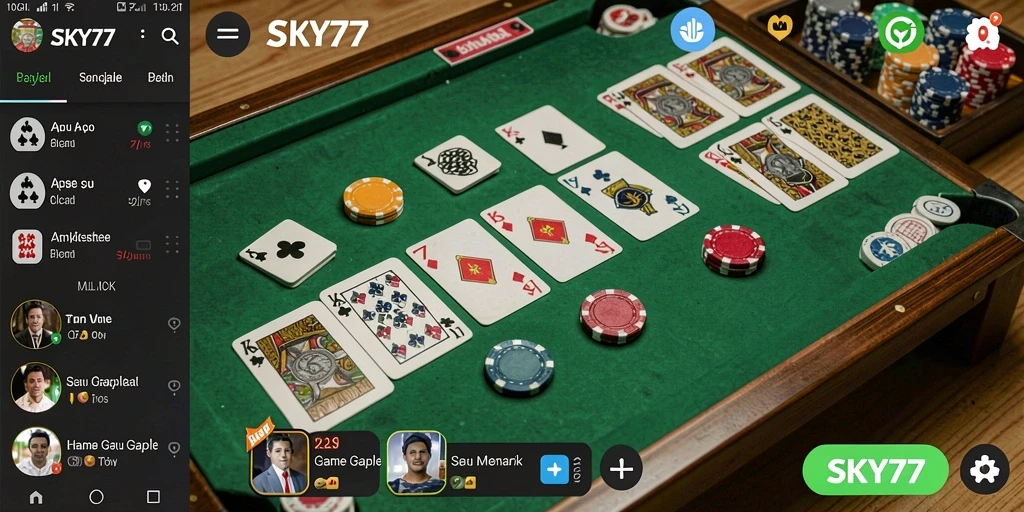 Gameplay <strong>SKY77</strong> yang mengasyikkan dengan teman-teman.