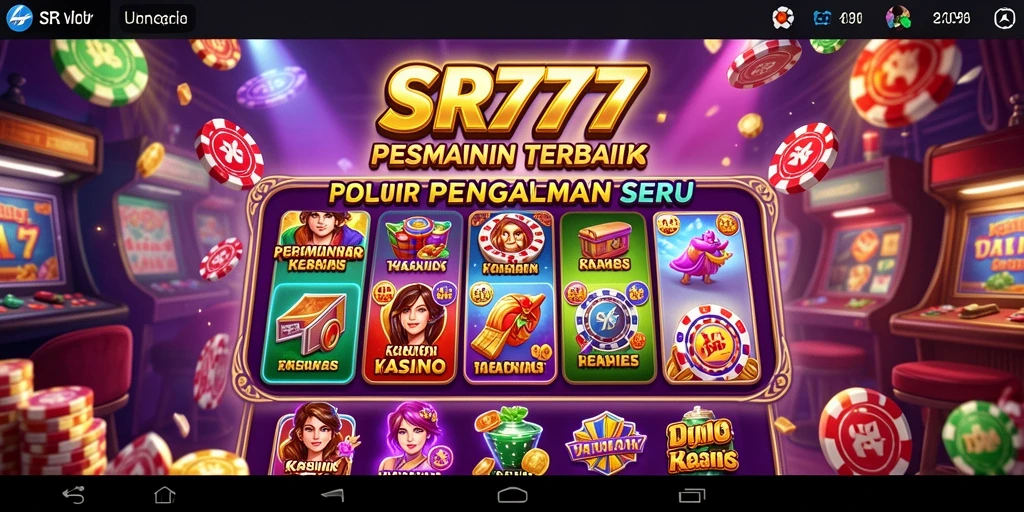 Tampilan menarik dari gameplay Kasino di SR777 dengan grafis yang memukau.
