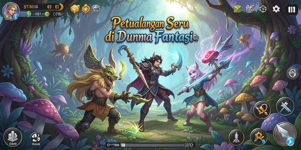 Tampilkan gameplay ST789 dengan dunia petualangan yang menakjubkan.