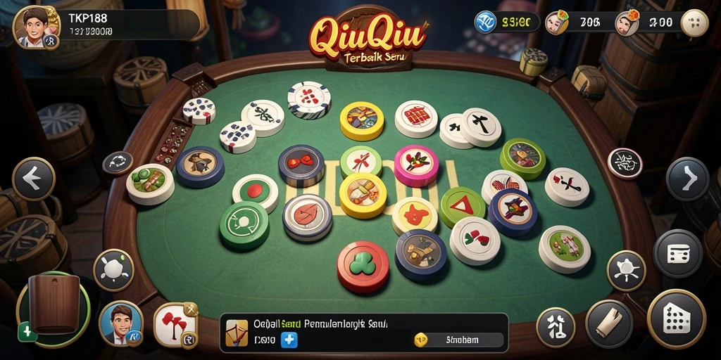 Screenshot gameplay QiuQiu TKP188 yang menarik dan seru.
