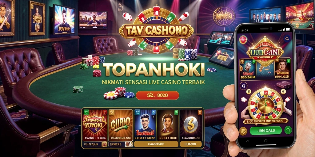 Gameplay Live Casino yang mendebarkan dan interaktif di TOPANHOKI.